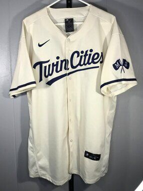 Nike On-Field Minnesota Twins mens Sz 48 "Twin Cities" Alternate Limited Jersey